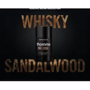 Lăn khử mùi hương nước hoa nam Thomme - Whisky Sandalwood