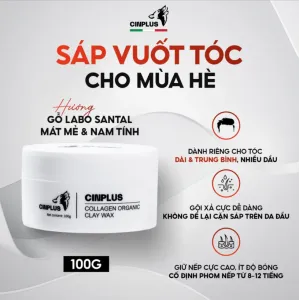 Sáp vuốt tóc Cinplus Sicily Clay Wax - Left