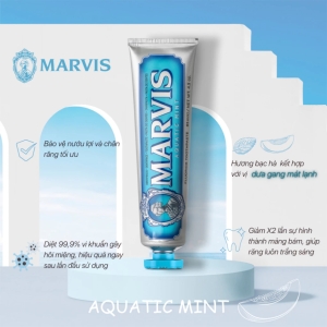 Kem Đánh Răng Marvis Aquatic Mint