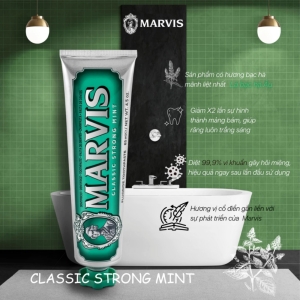 Kem Đánh Răng Marvis Classic Strong Mint