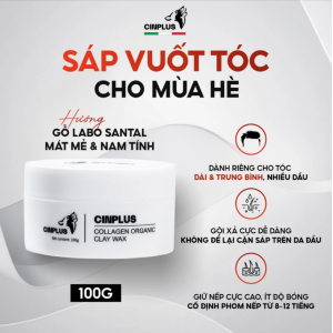 Sáp vuốt tóc Cinplus Sicily Clay Wax - Left